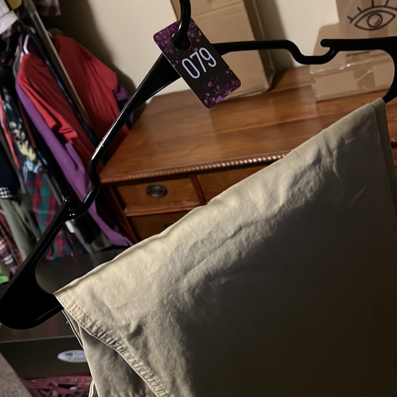 Columbia Sportswear Men's Cotton Flat Front Khaki Pants | Tan | Size 34 - Picture 9 of 10